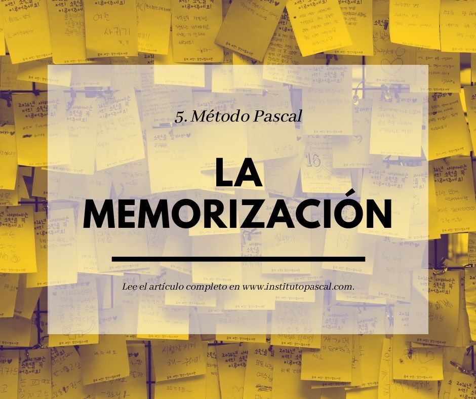 Método Pascal 5: La memorización